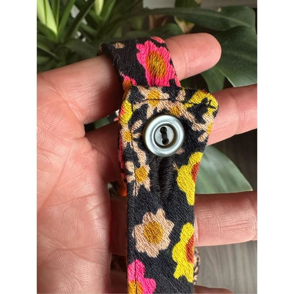 1970’s Vintage Halter Flower Power Maxi Dress - Picture 8 of 9